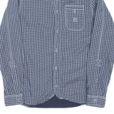DIESEL Mens Shirt Blue Check Long Sleeve S