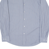 HUGO BOSS Mens Shirt Blue Striped Long Sleeve M