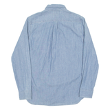 LEVI'S Mens Shirt Blue Check Long Sleeve S