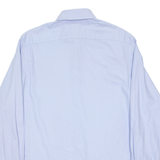MICHAEL KORS Mens Plain Shirt Blue Long Sleeve M