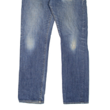 CARHARTT Workwear Mens Jeans Blue Regular Straight Stone Wash W33 L31