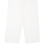 VANS Womens Jeans White Loose Straight W27 L25