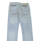 BLUE RAGS Mens Jeans Blue Regular Straight Stone Wash W30 L33