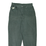 H.I.S Womens Jeans Green Regular Mom W30 L29