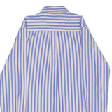 TOMMY HILFIGER Custom Fit Mens Shirt Blue Striped Long Sleeve M