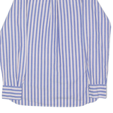 TOMMY HILFIGER Custom Fit Mens Shirt Blue Striped Long Sleeve M