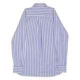 TOMMY HILFIGER Custom Fit Mens Shirt Blue Striped Long Sleeve M