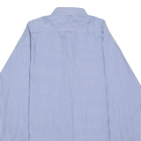 TOMMY HILFIGER Mens Shirt Blue Striped Long Sleeve XL