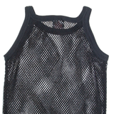 Mesh Womens Vest Black Sleeveless S