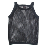 Mesh Womens Vest Black Sleeveless S