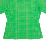 MAMMUT Womens Printed Shirt Green Collared Check L
