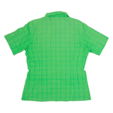 MAMMUT Womens Printed Shirt Green Collared Check L