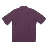 DKNY Mens Plain Shirt Purple M