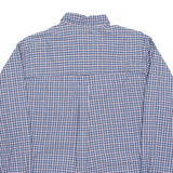 WRANGLER Mens Shirt Blue Check Long Sleeve M