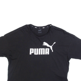 PUMA Cropped Womens T-Shirt Black M