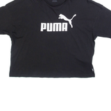 PUMA Cropped Womens T-Shirt Black M