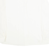 CLAUDIA RICHARD Womens Blouse Shirt Cream Collared Long Sleeve 90s L
