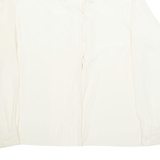 EVAN PICONE Womens Shirt Blouse Cream Collared Long Sleeve 90s L
