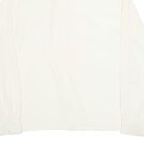 EVAN PICONE Womens Shirt Blouse Cream Collared Long Sleeve 90s L