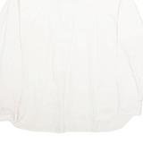 HILLARMY Womens Shirt Beige Collared Long Sleeve 90s L