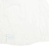 EVAN PICONE PETITES Womens Printed Shirt Cream 90s Houndstooth M