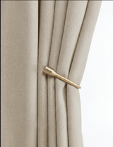 Anydrape Curtain Beige 400cmx250cm Thick Chenille Luxury Blackout Curtains