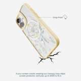 Clear Wanderflora iPhone 17 Case With Sunbeam Ridge (MagSafe included)