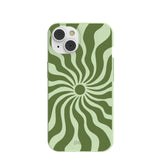 Sage Green Watermelon Time Warp iPhone 14/16e Case