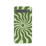 Sage Green Watermelon Time Warp Google Pixel 6a Case