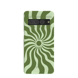 Sage Green Watermelon Time Warp Google Pixel 7 Pro Case