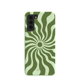 Sage Green Watermelon Time Warp Samsung Galaxy S21 Case