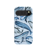 Powder Blue Whales Google Pixel 10/10 Pro Case