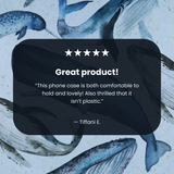 Powder Blue Whales iPhone 14 Case