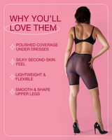 Lustrous Sheer Short Tights
