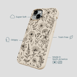 Seashell Wild Flower iPhone 14 Plus Case