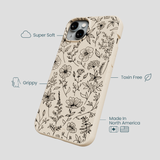 Seashell Wild Flower iPhone 15 Plus Case