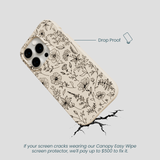 Seashell Wild Flower iPhone 15 Pro Case