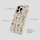 Seashell Wild Flower iPhone 15 Pro Case