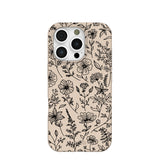 Seashell Wild Flower iPhone 16 Pro Case