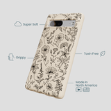 Seashell Wild Flower Google Pixel 7a Case