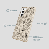 Seashell Wild Flower Samsung Galaxy S22 Case