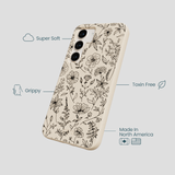 Seashell Wild Flower Samsung Galaxy S24 Case