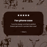 Chocolate Brown Wild Frontier Samsung Galaxy S23+(Plus) Case