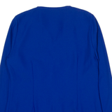 BIAGGINI Womens Blazer Jacket Blue Floral UK 14