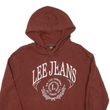 LEE Mens Brown Hoodie S