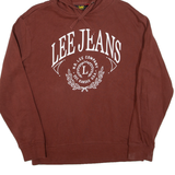 LEE Mens Brown Hoodie S