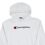 CHAMPION Mens White Hoodie M
