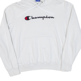 CHAMPION Mens White Hoodie M