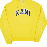 KARL KANI Mens Yellow Hoodie L