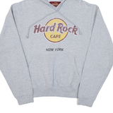 HARD ROCK CAFE New York Mens Grey Hoodie USA S